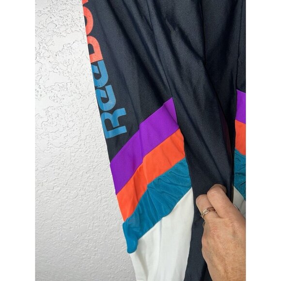 Vtg 80/90’s REEBOK SPORT Pants Size M Nylon Spandex Leggings USA Made T - Picture 6 of 7